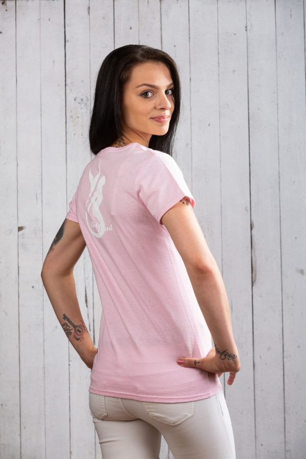Süßes hellrosa Ostsee-Shirt für Damen von Ostseekind