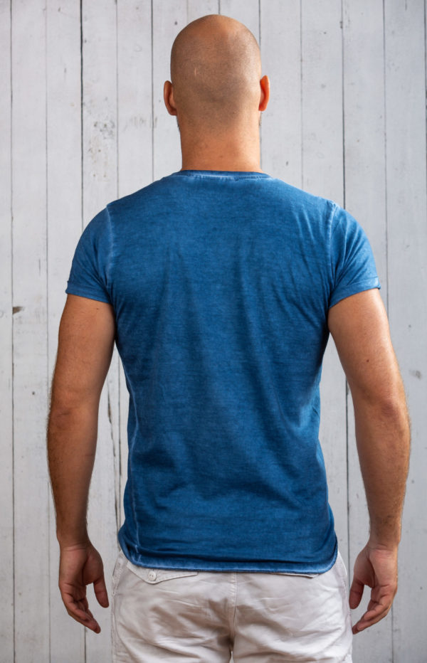 Trendiges Ostsee-Shirt für Herren in Blau